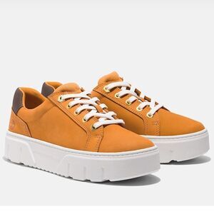 New! Timberland Laurel Low Top Lace-Up Wheat Nubuck Women’s Shoes Sz 8.5/10